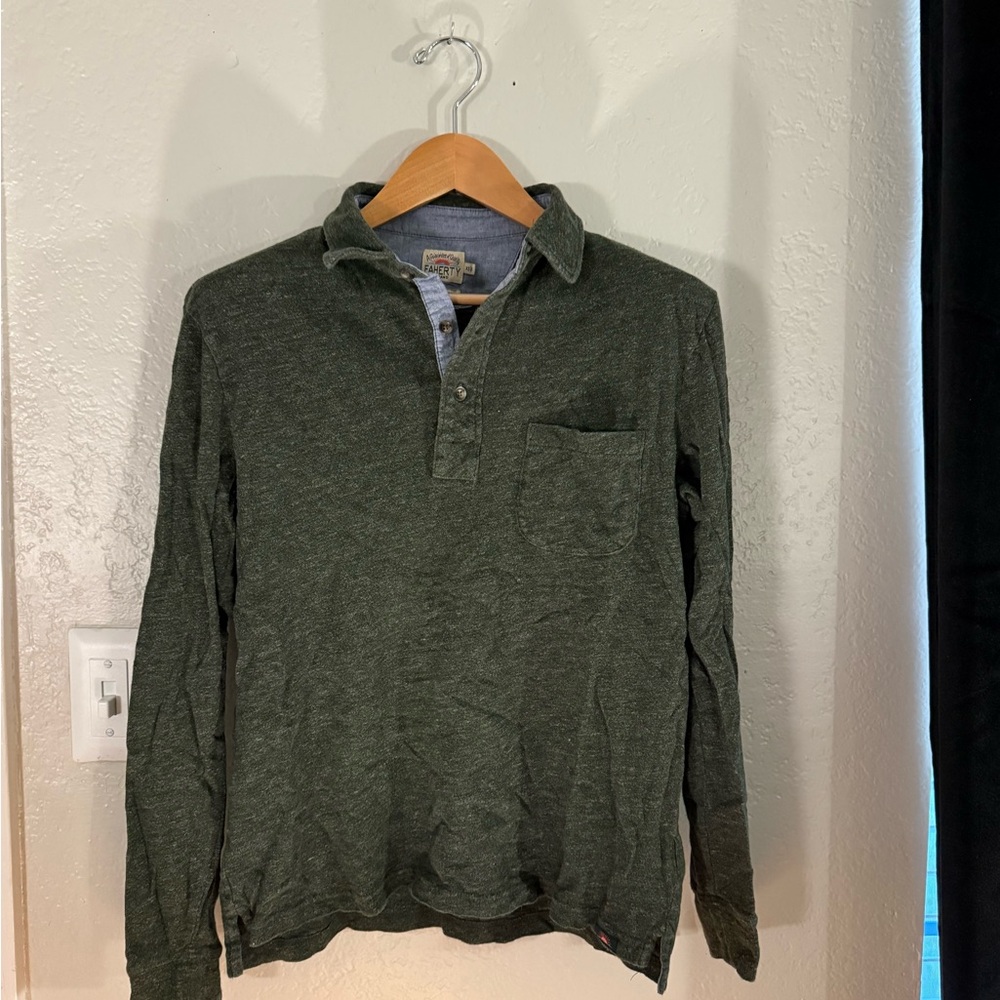 Faherty 100% Cotton Henley